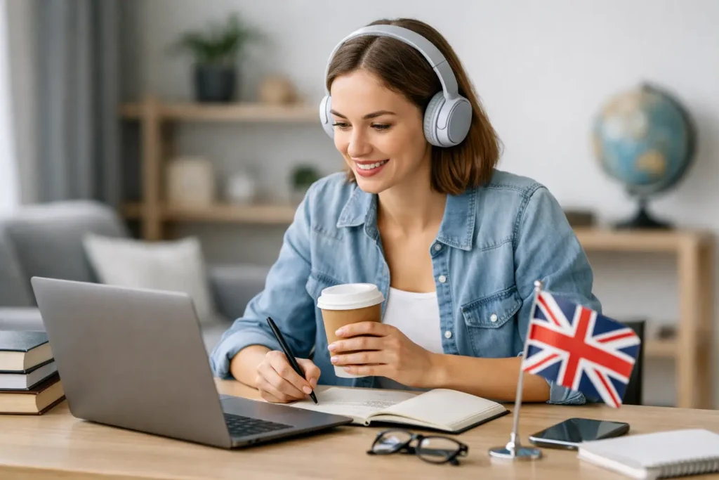 Inglês no seu ritmo funciona melhor
