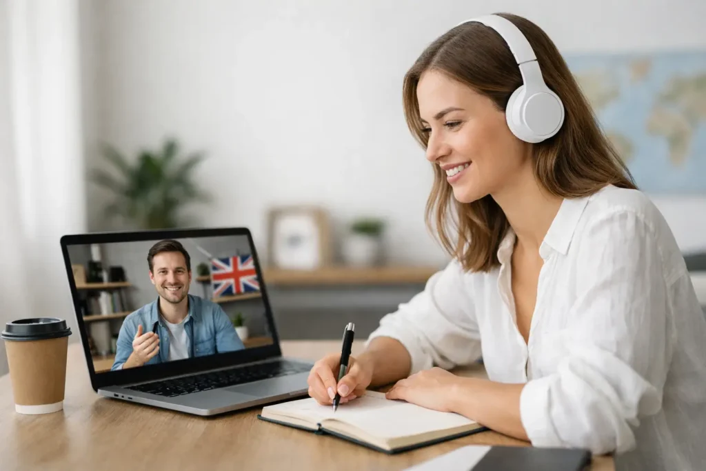 Aulas personalizadas de inglês para avançar rápido