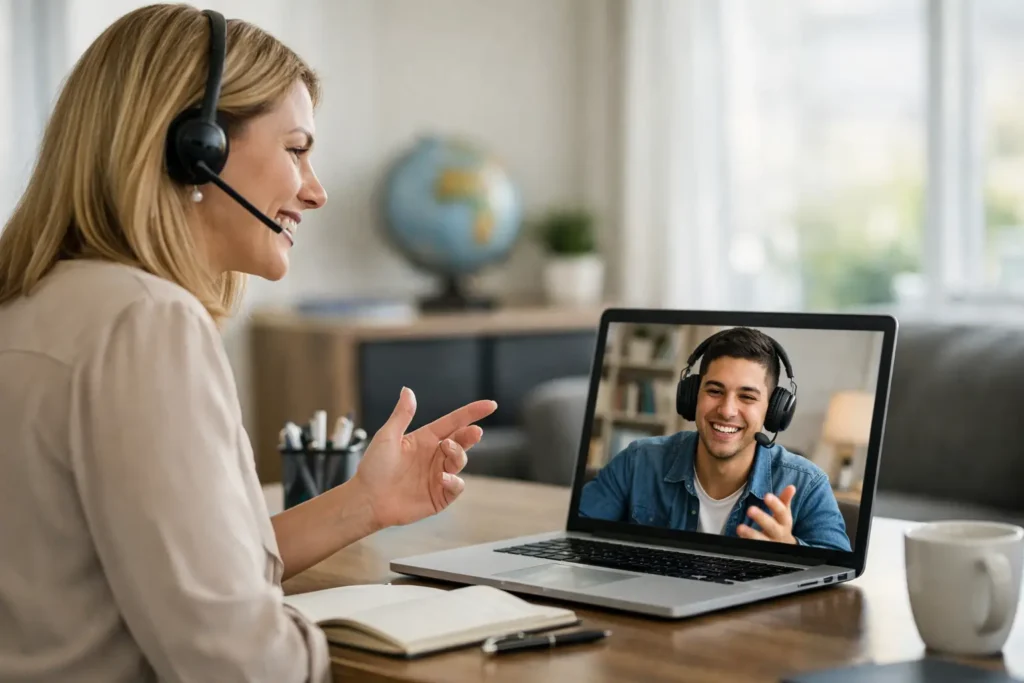 Como praticar speaking com professor e ganhar fluência