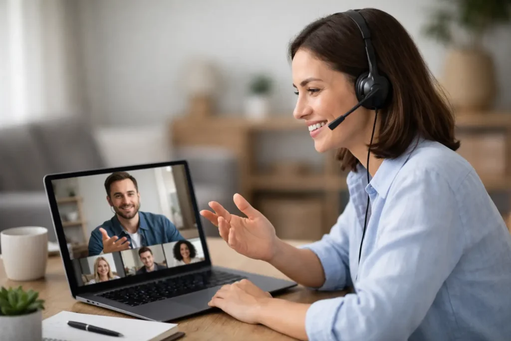 Curso de speaking online para falar com segurança