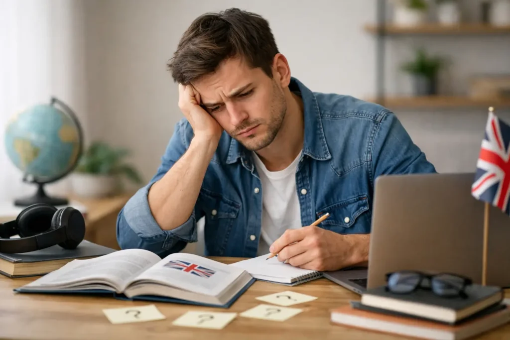 Principais erros ao estudar inglês sozinho