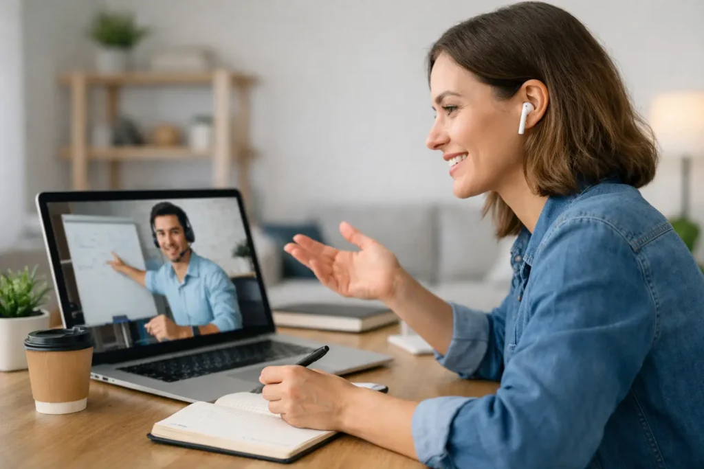 Benefícios das aulas individuais online na prática