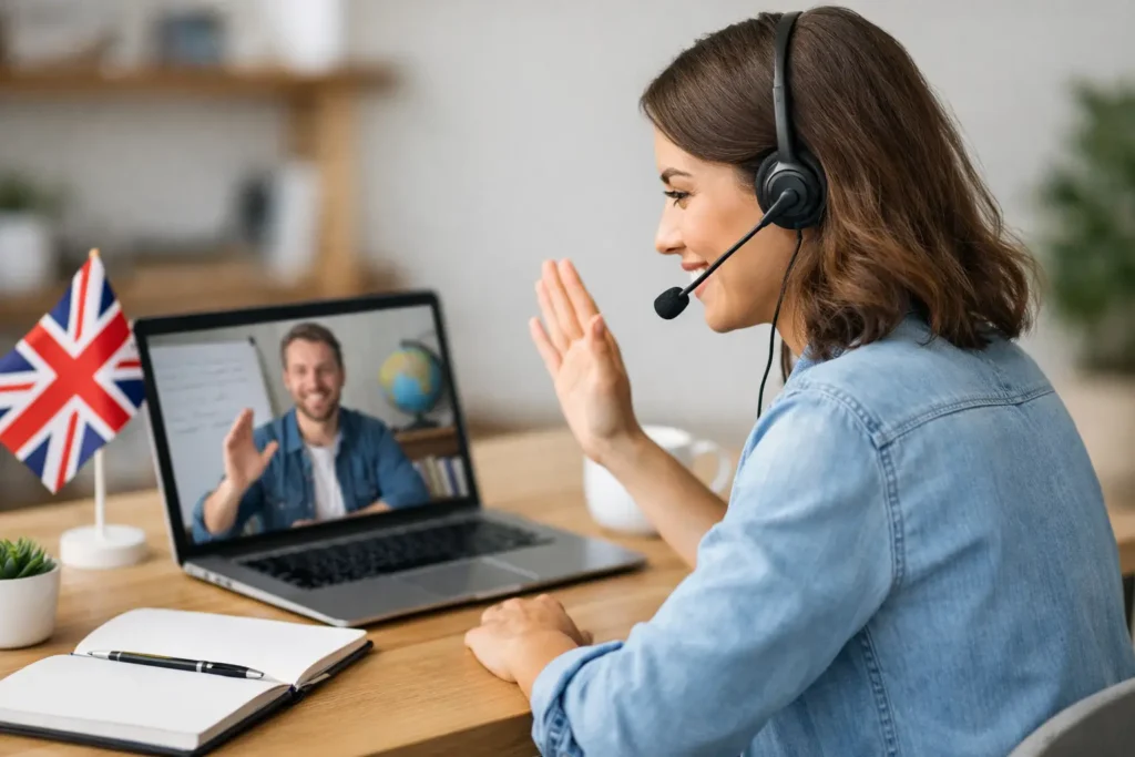 Curso online ao vivo funciona para aprender inglês?