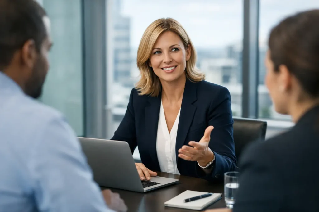 Inglês empresarial para líderes com segurança